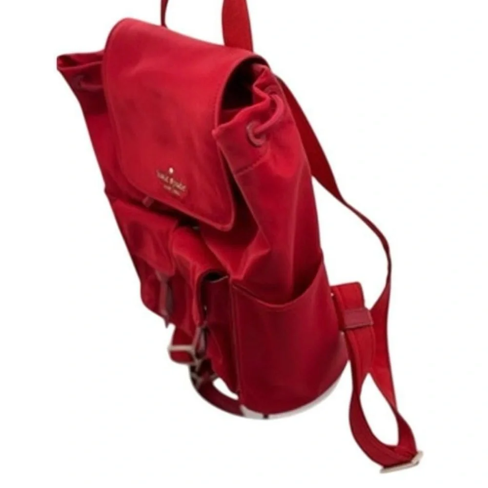 Kate Spade Cherry Red Backpack NWOT - Picture 4 of 8